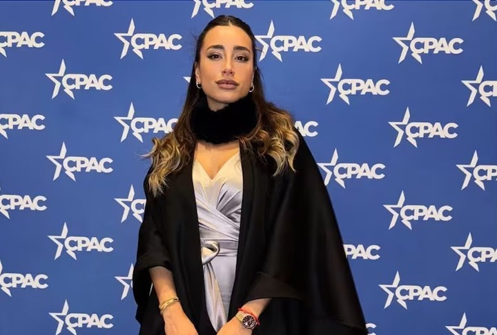 Laura Belén Arrieta, organizadora del CPAC, viajó desde Miami hasta Aeroparque. 