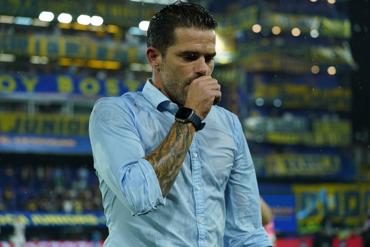 Fernando Gago vuelve a la Bombonera. Foto: Juano Tesone.