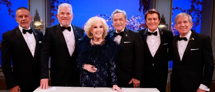 Mirtha y sus cinco galanes. 