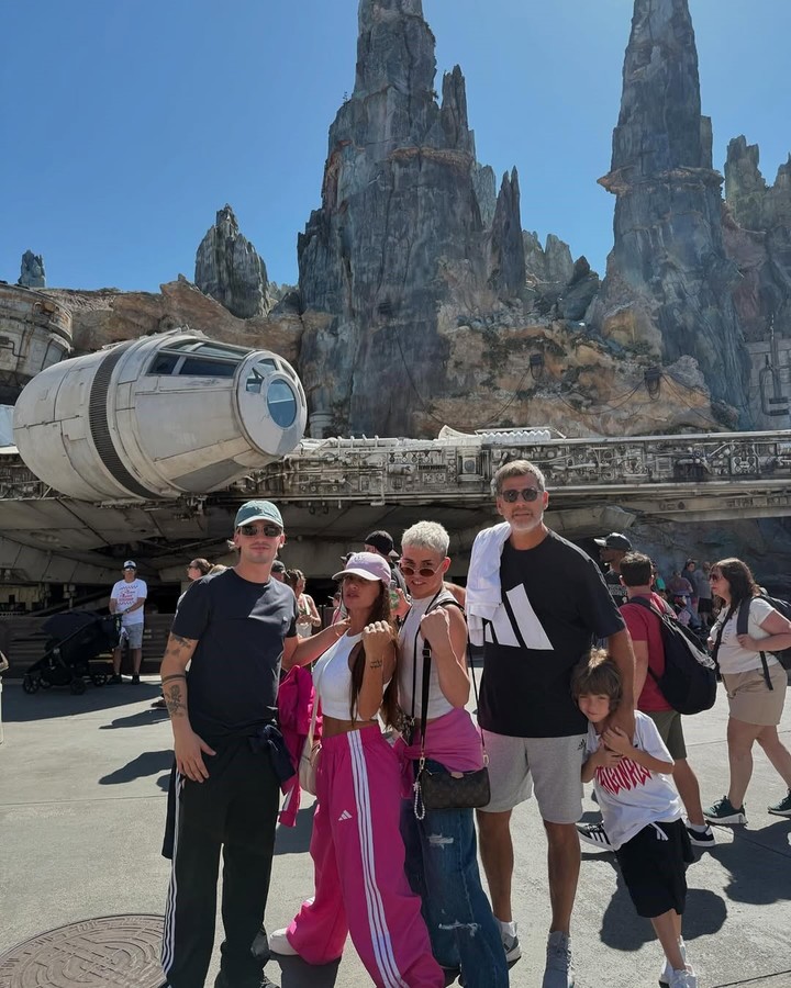 Las vacaciones familiares de Florencia Peña en Disney. Foto: Instagram