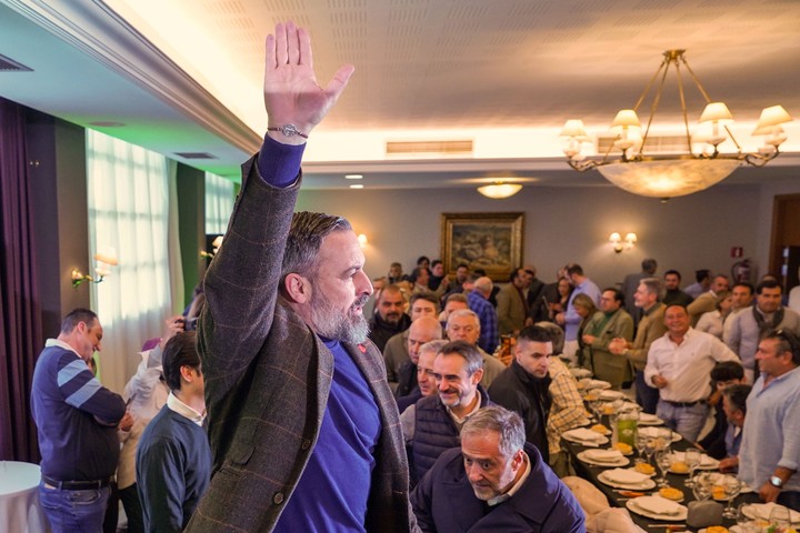 El líder nacional de Vox, Santiago Abascal. Foto: EFE