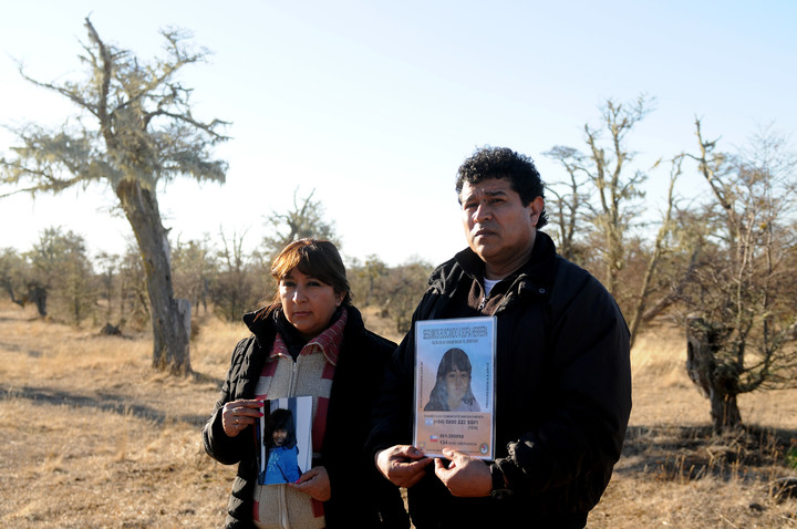 Fabián Herrera y María Elena Delgado, padres de Sofía. Foto. Maxi Failla.