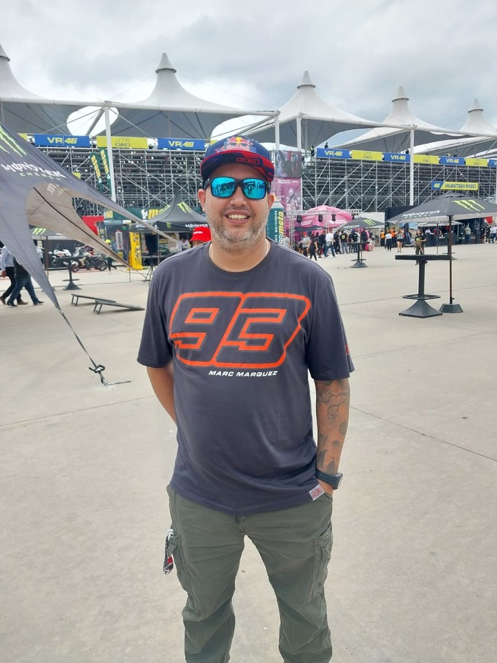 Maximiliano Villarreal (38) de Jesús María, Córdoba, viene por primera vez al MotoGP.