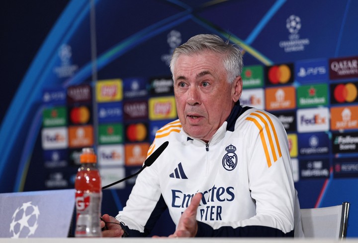 Carlo Ancelotti, entrenador del Real Madrid. Foto Reuters