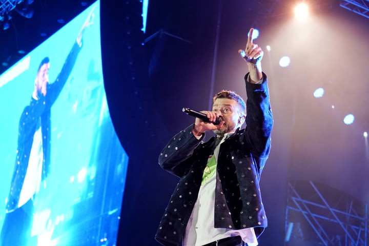 Justin Timberlake le puso el broche de oro al día 1 del Lollapalooza Argentina 2025 en el escenario Flow. |Foto: Martin Bonetto