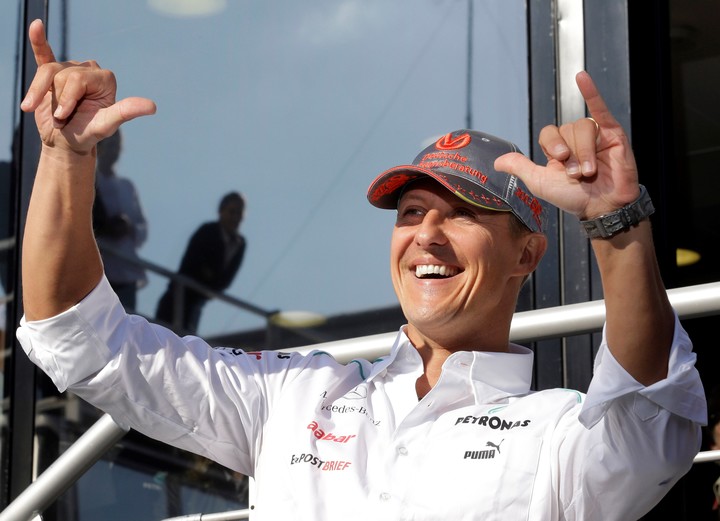 Michael Schumacher es uno de los pilotos de Fórmula 1 más importantes del mundo. Foto: AP Photo/Luca Bruno.