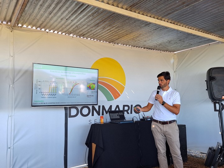 En lotes con variabilidades de rinde superiores a 600 kg/ha . con siembras variables se obtienen diferencias de hasta 100 kilos por hectárea.