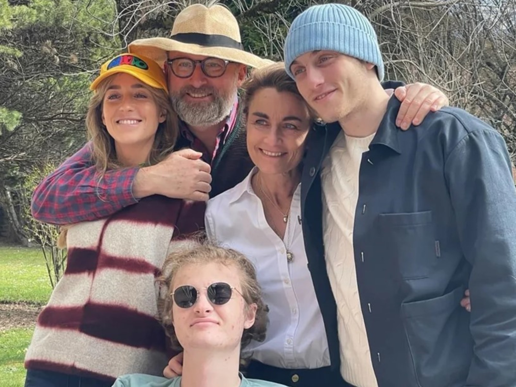 Frederik, el príncipe de Luxemburgo, junto a su familia. Foto:  Fundación PolG.