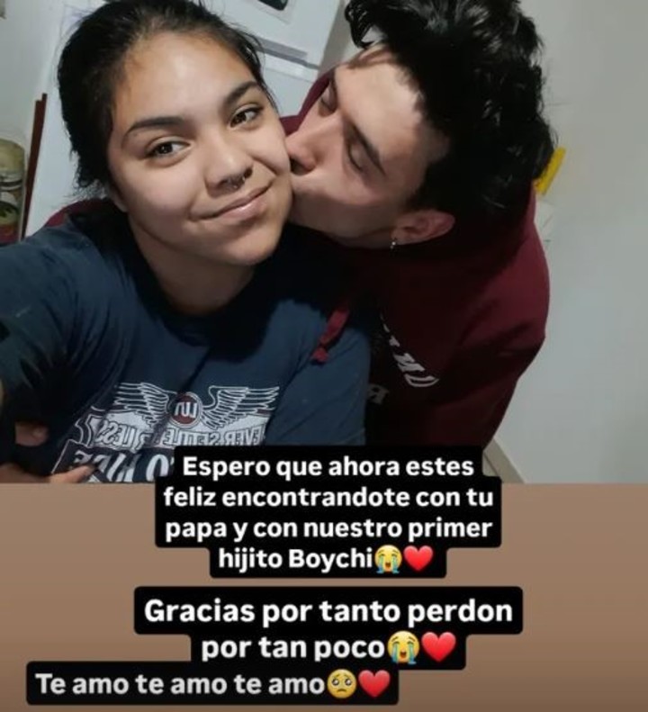 El mensaje en las historias de Instagram.