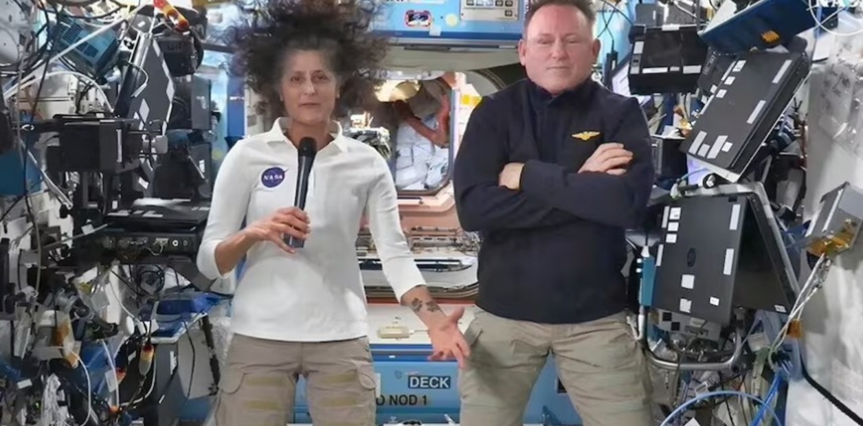 Suni Williams y Butch Wilmore esperaron nueve meses para volver a la Tierra. Foto: NASA.