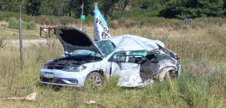 Así quedó el VW Golf de los tres amigos.