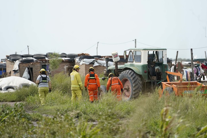 Operativo para buscar a Lian Flores, en Córdoba. Foto Fernando de la Orden 