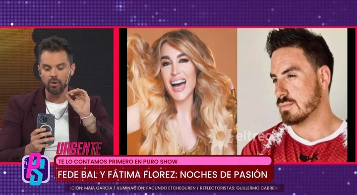 Cómo surgieron las versiones romance entre Fátima Florez y Fede Bal. Foto: Captura TV