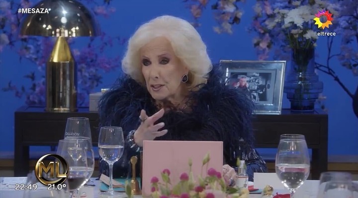 Mirtha Legrand fulminó a Cecilia Milone, en medio de su pelea. Foto: Captura TV