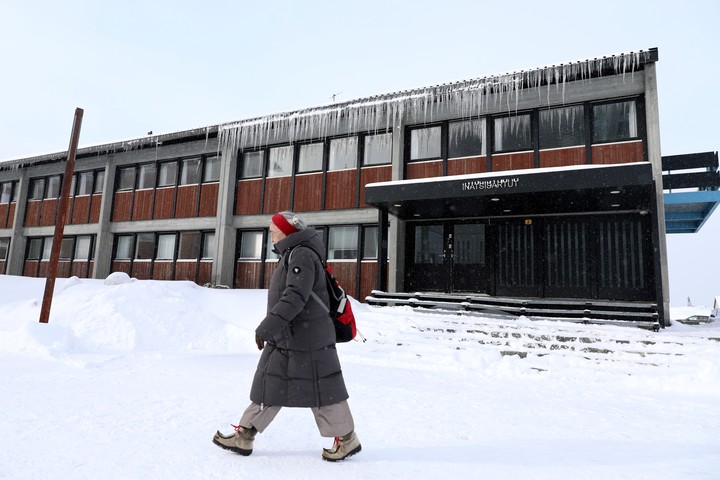 El edificio del Parlamento de Groenlandia, en Nuuk, capital de Groenlandia, un territorio autónomo de Dinamarca. Foto Xinhua