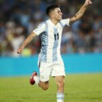 Thiago Almada marcó el gol 2.000 de la historia de la Selección Argentina con una definición de crack en el Centenario