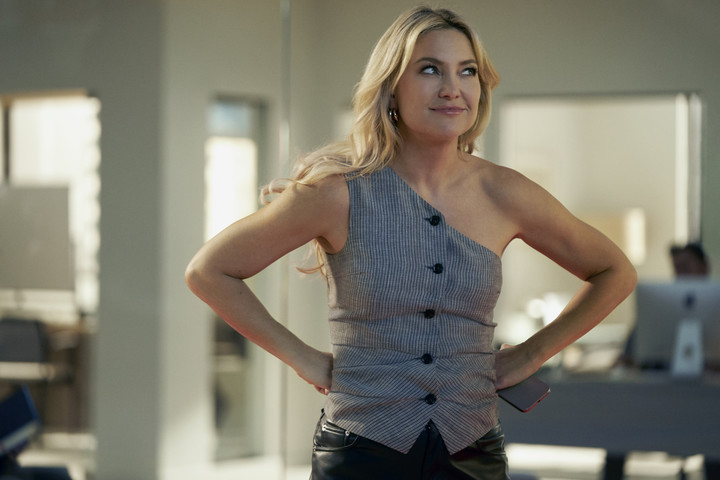 "Una nueva jugada" tiene a Kate Hudson en el rol protagónico. Foto Netflix