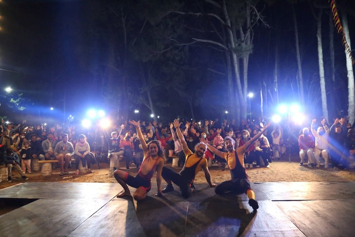 Cirkuelgue en la plaza de San Bernardo.