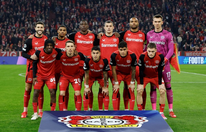 Los jugadores de Bayer Leverkusen. (REUTERS/Heiko Becker)