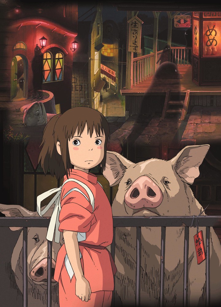 Escena de la pelicula japonesa "El viaje de Chihiro".