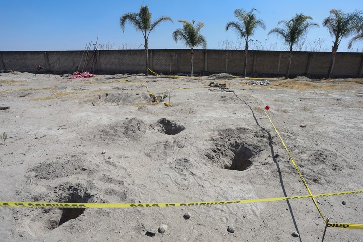 El rancho de Cartel de Jalisco tras su allanamiento. Foto: AP