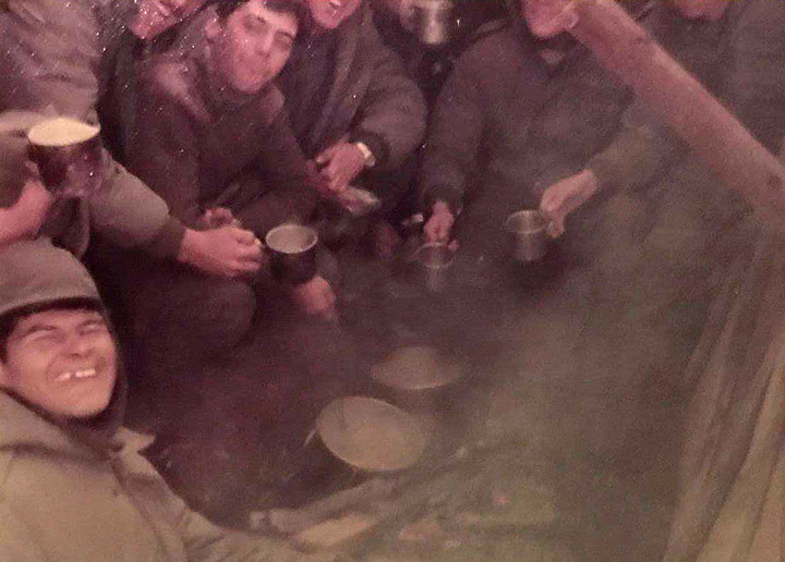 Aldo Franco en Malvinas.