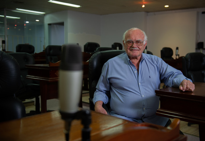 Ricardo Rolleri en el Concejo Deliberante de La Matanza. Foto: Juano Tesone
