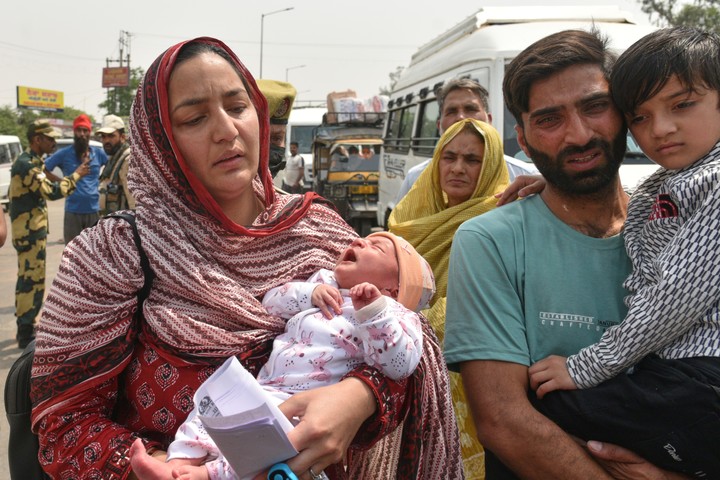 Sara Khan, una paquistaní que tuvo que regresar a su país sin su esposo. Foto: AP