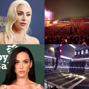 Katy se presentó en la Arena Ciudad de México; Lady Gaga en el Estadio GNP. Foto: Facebook vía Portal Music Universe