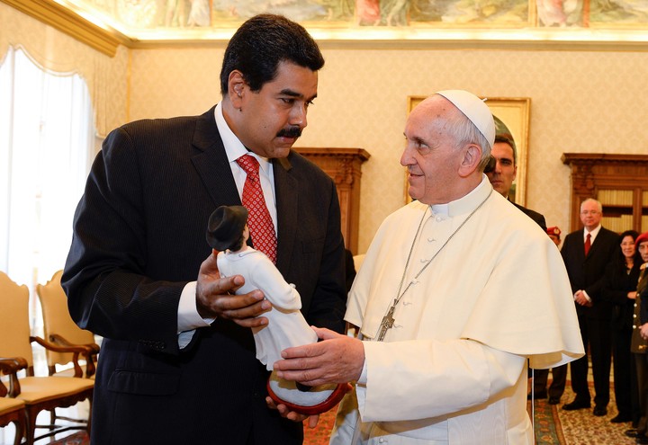 El papa Francisco recibió a Maduro el 17 de junio en el Vaticano. 
