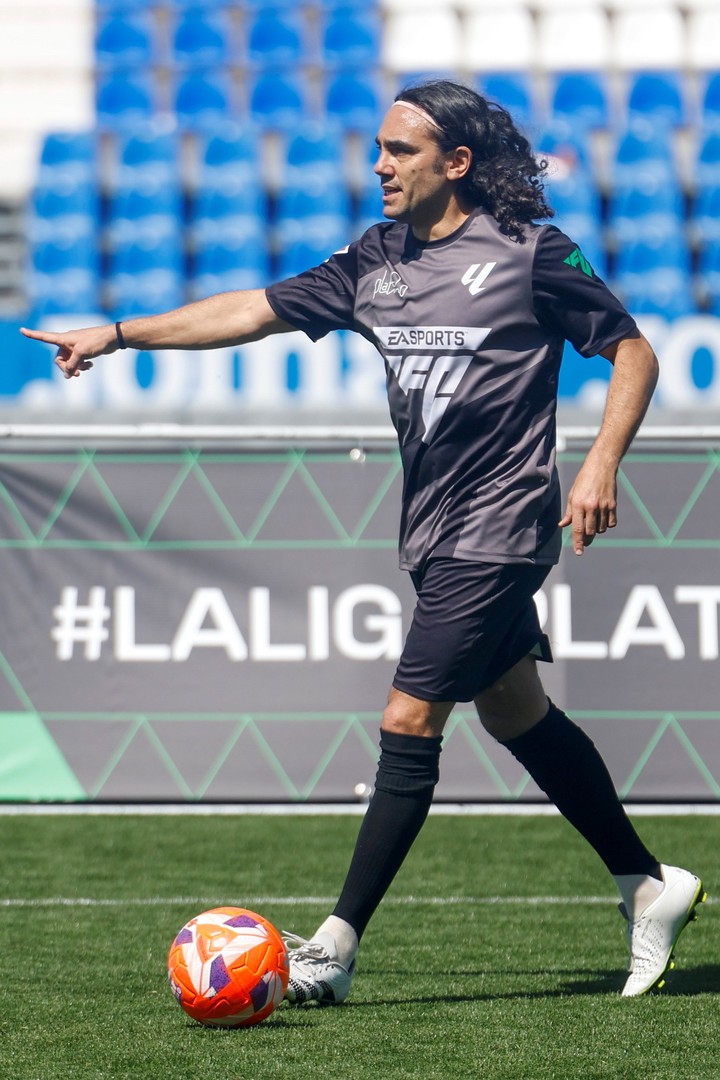 Juan Pablo Sorín fue la figura del Juego de las Estrellas y también un campón declarando. Foto: EFE/Javier Lizón