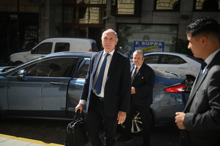 Ricardo Lorenzetti ingresa a la Corte.
Foto Federico Lopez Claro