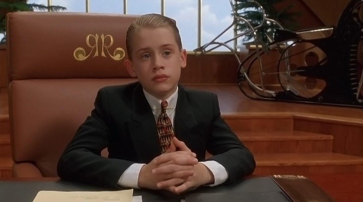 Macaulay Culkin, en 1994, en la película Riqui Ricón.