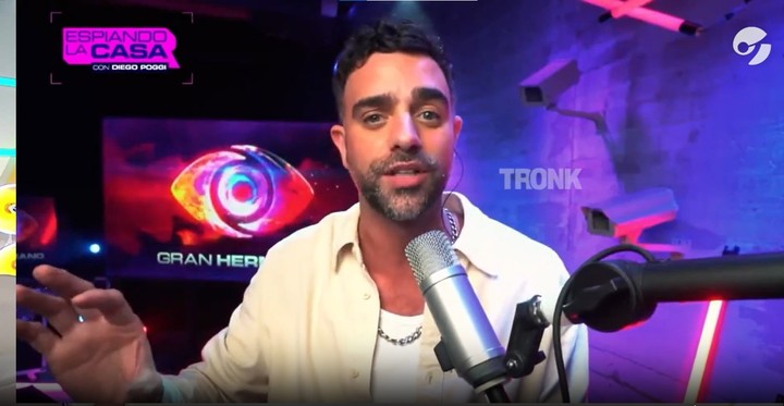 Diego Poggi cargó fuerte contra Rodrigo Lussich. Captura video