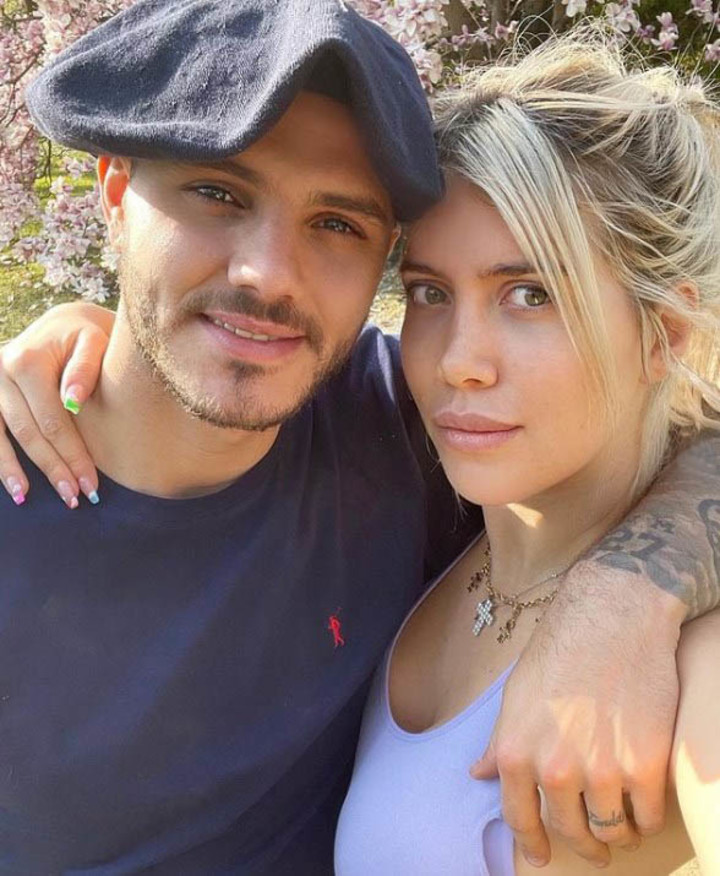 Otros tiempos. Icardi y Nara cuando eran pareja.