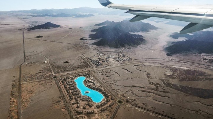Vista aérea de Citystars Sharm El Sheik en Egipto. (Foto: Crystal Lagoons) 