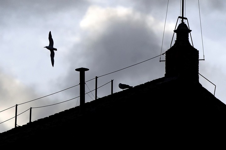 La chimenea del Vaticano indicará en unos días con humo blanco si hubo acuerdo para elegir al nuevo Papa. Foto: EFE 