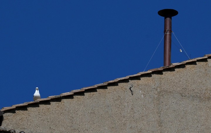 La chimenea de la Capilla Sixtina. Foto: EFE