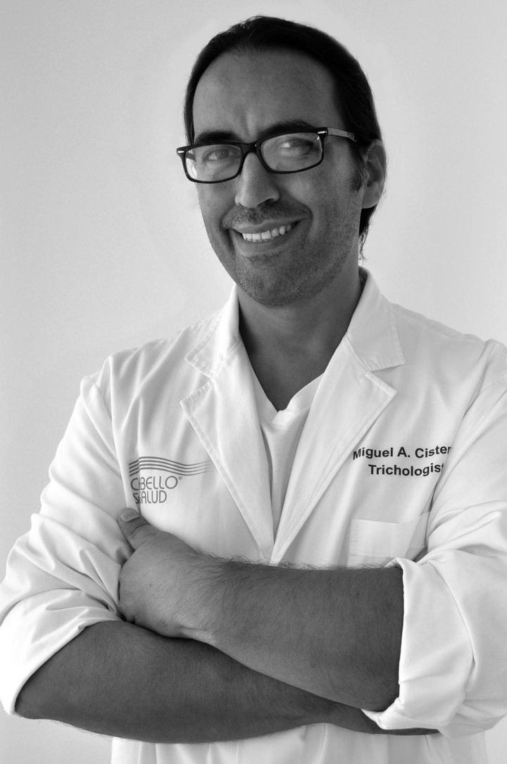 Miguel Cisterna es presidente de la Asociación Argentina de Tricología y director de la Asociación Internacional de Tricólogos. Foto Gentileza MC.