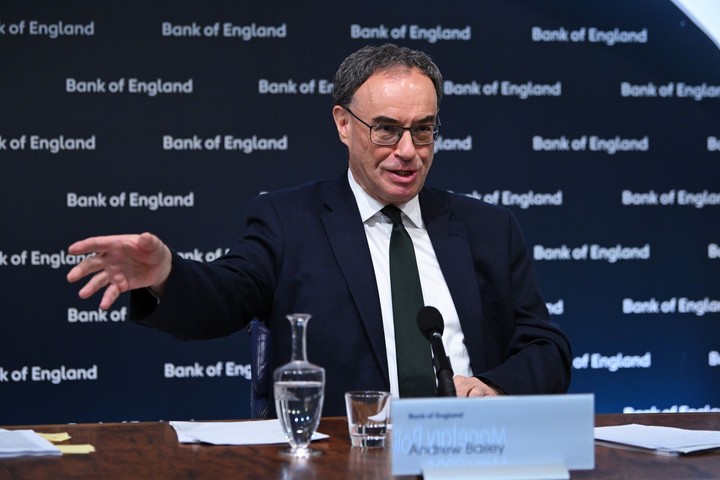 Andrew Bailey, director del Banco de Inglaterra, optimista sobre el acuerdo con Washington. Foto: BLOOMBERG  