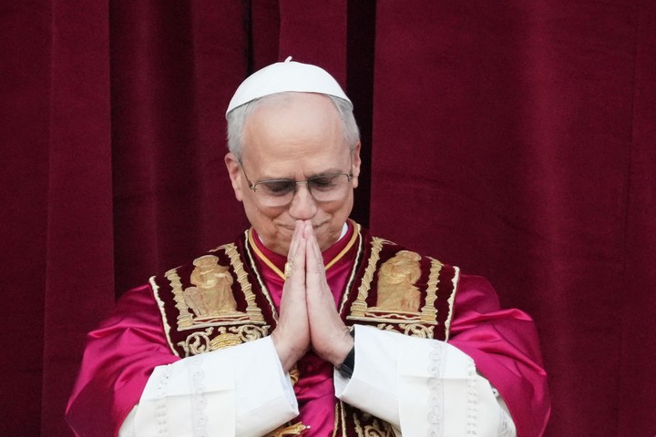 Con gratitud, el papa León XIV habló de la paz que necesita el mundo. (Foto: AP)