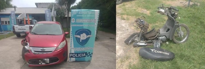 Un Ford Fiesta atropelló y mató al motociclista Carlos Cardozo Tolaba (55) en la ruta 88.