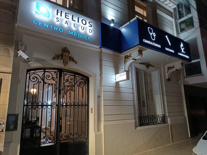La sede de Helios Salud en el barrio de Belgrano.