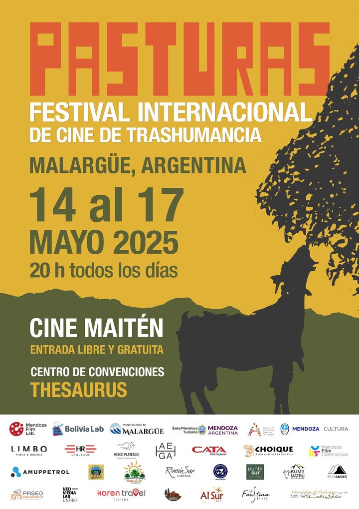 Afiche del Festival Pasturas, en Mendoza.