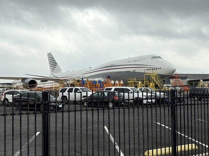 Un Boeing 747 en el Aeropuerto Internacional de San Antonio, Texas. Foto Reuters