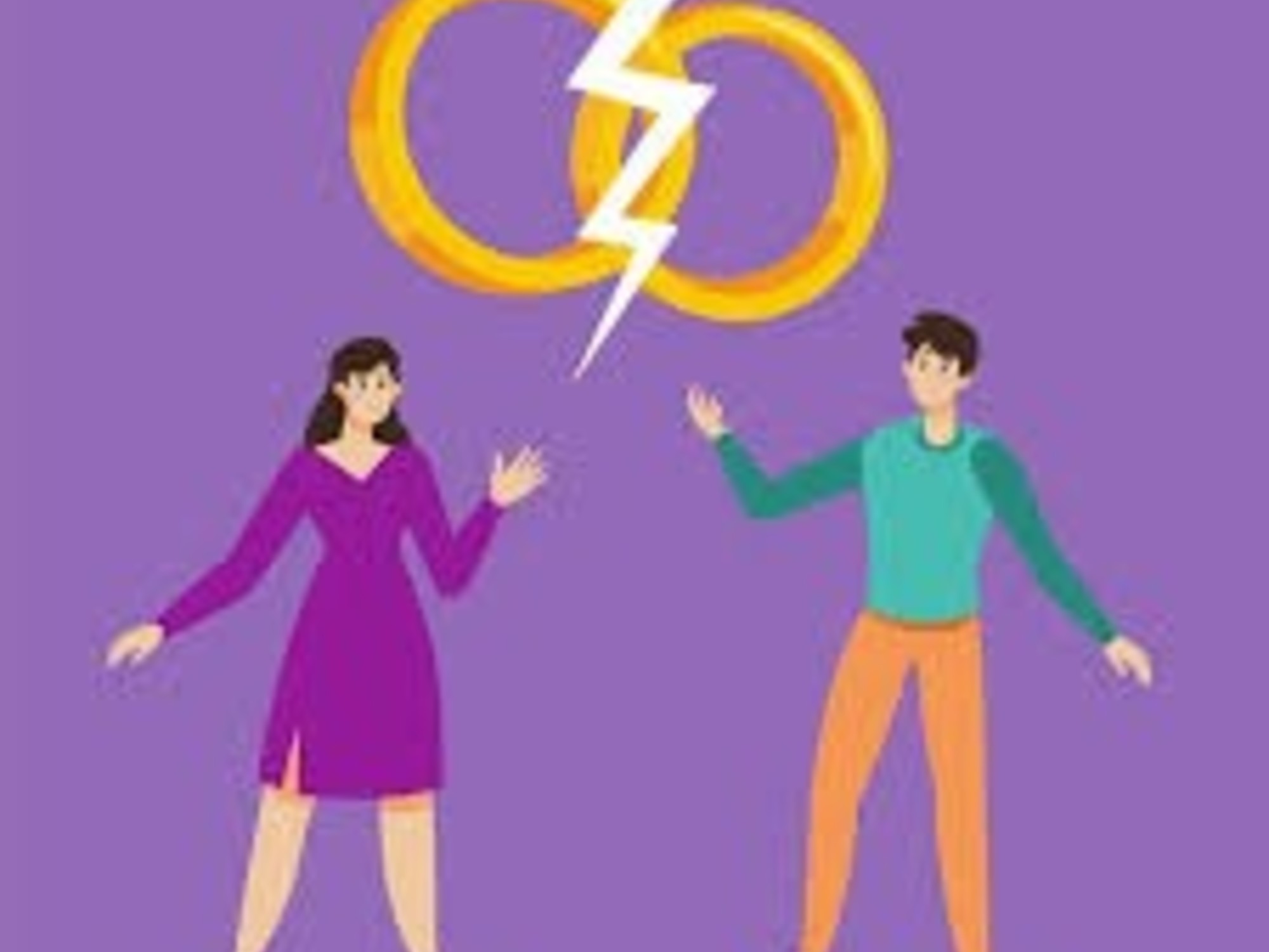 Por lo general, entre dos personas se pueden pasar electrones acumulados y producir el chasquido./ Imagen de Freepik.