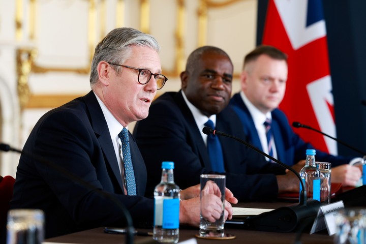 Keir Starmer lidera las negociaciones en Londres. Foto: EFE