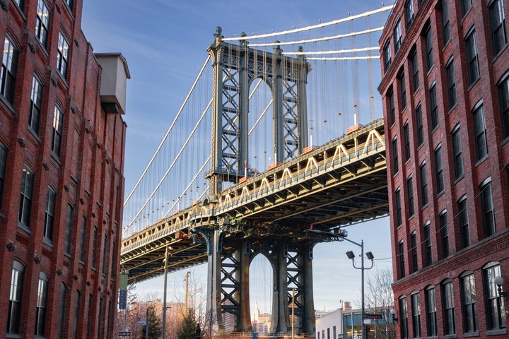 Dumbo, uno de los barrios de moda de Brooklyn. Foto Shutterstock