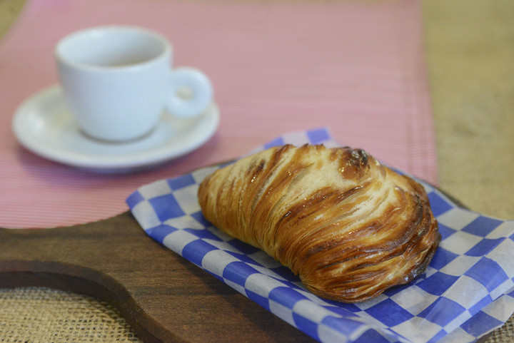 La sfogliatella, tradición italiana en Don Carlos. Foto Constanza Niscovolos  