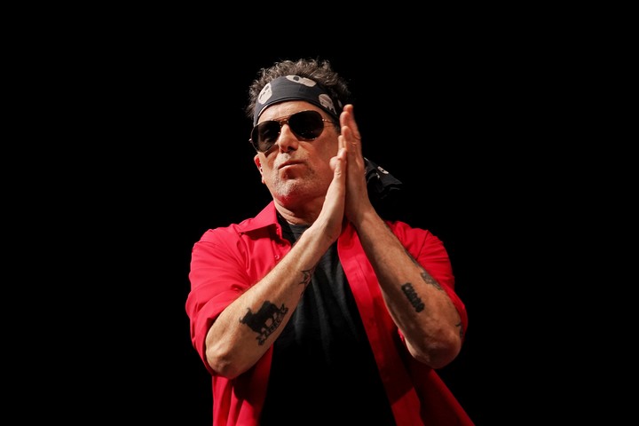 "¡Qué bueno es el toro!". De los próceres, Andrés Calamaro es único en su especie. Tiene muchísimos tatuajes.
Fotos Emmanuel Fernández - FTP CLARIN EMA05900.jpg Z EFernandz Efernandez